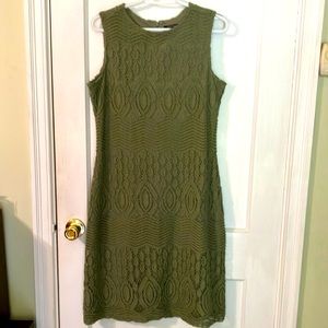 Olive green dress